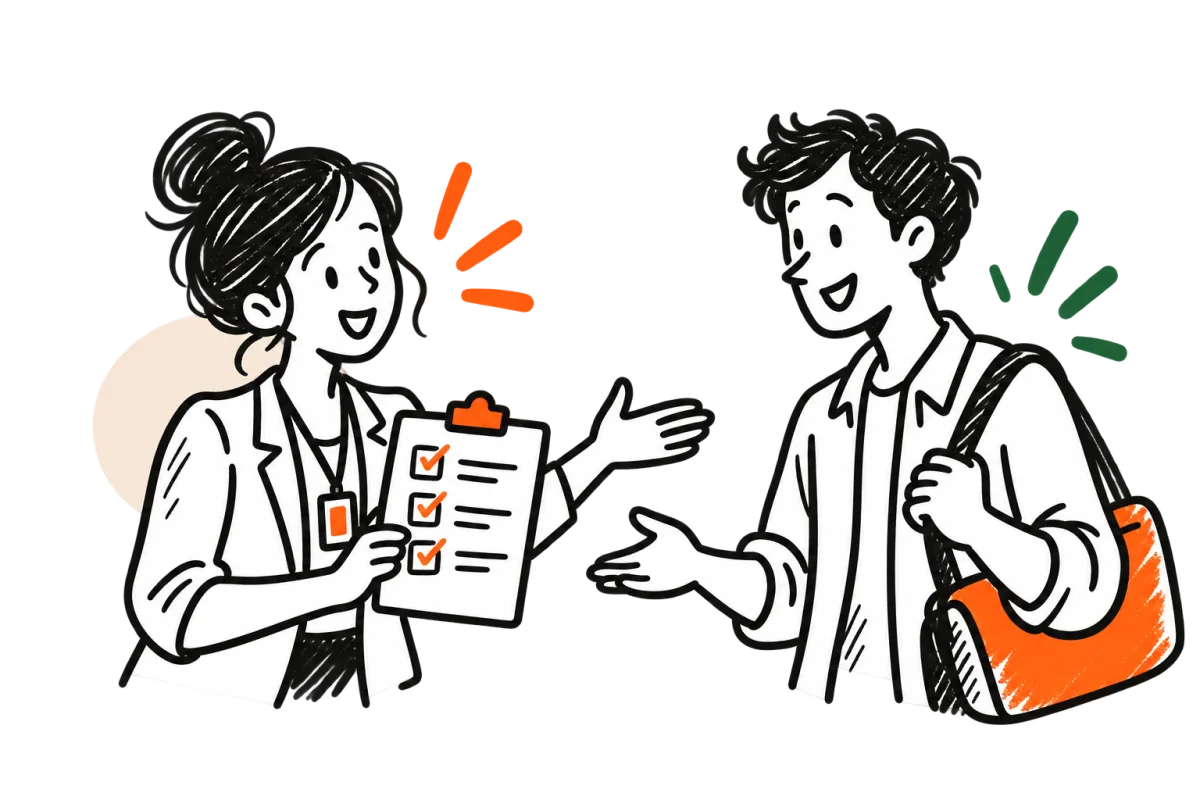 Ilustración de personas trabajando en onboarding